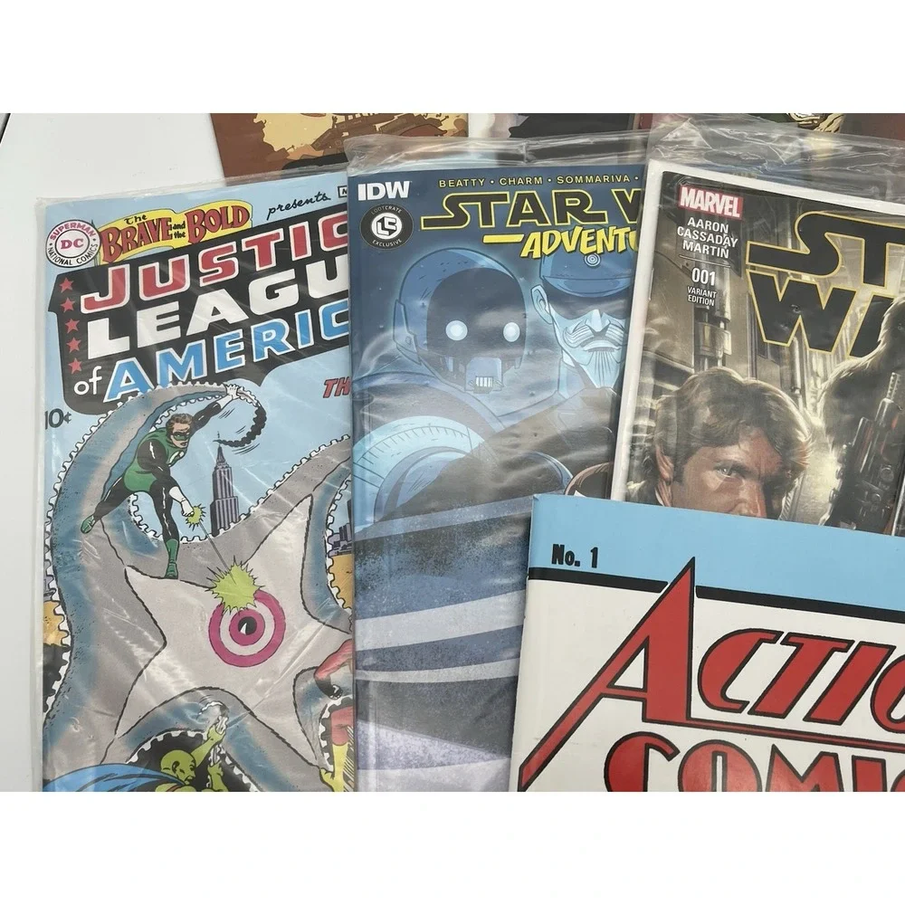 Lot‎ of 11 Loot Crate Comics, Most Sealed, Superman, Batman, Star Wars, Mad +
